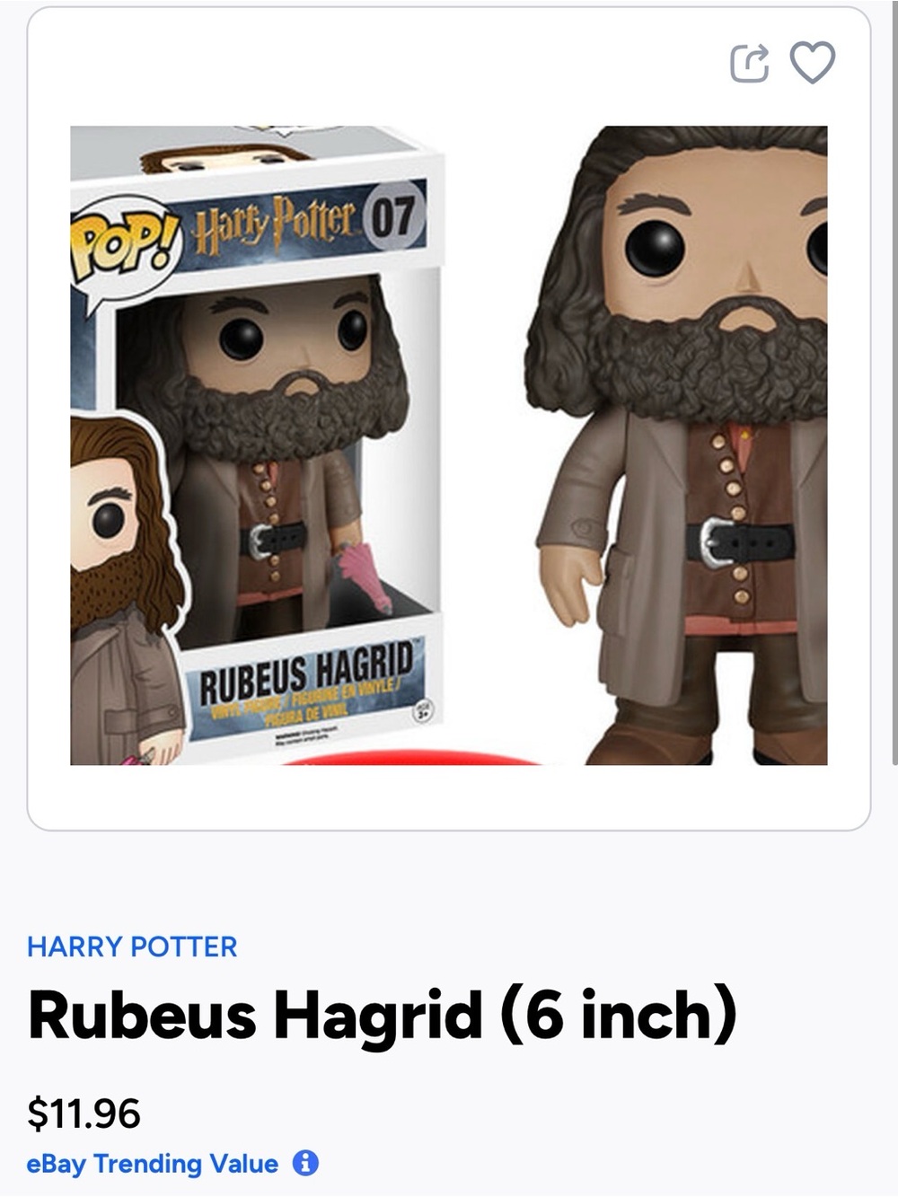 Rubeus Hagrid Funko Pop - 07